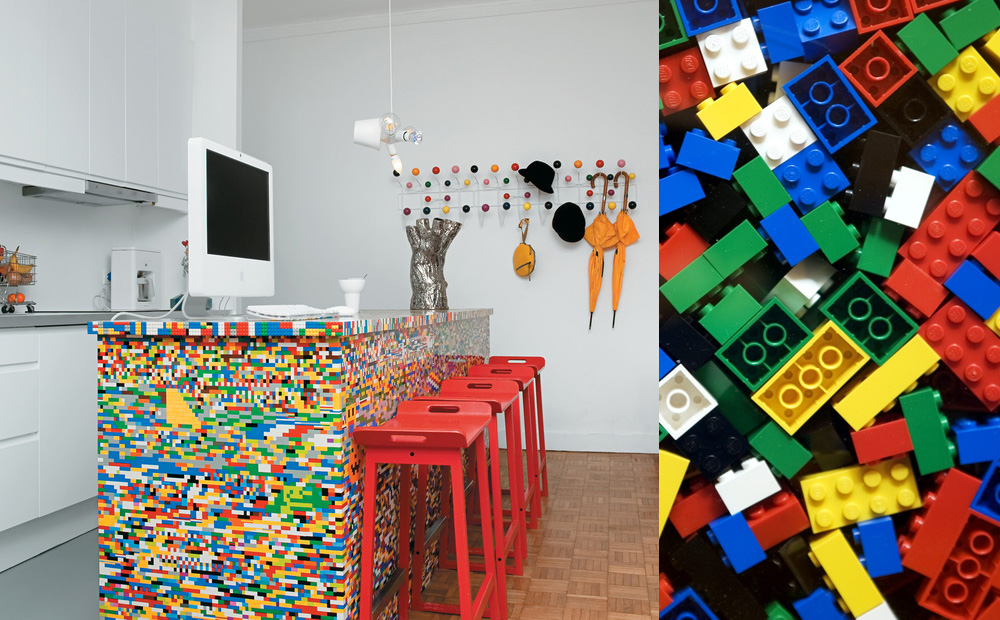 Creatief met en decoratie Lego blokjes